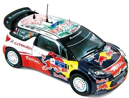 NOREV155351 - CITROEN DS3 WRC Ganador Rally México 2011 Loeb / Elena RED BULL - 1