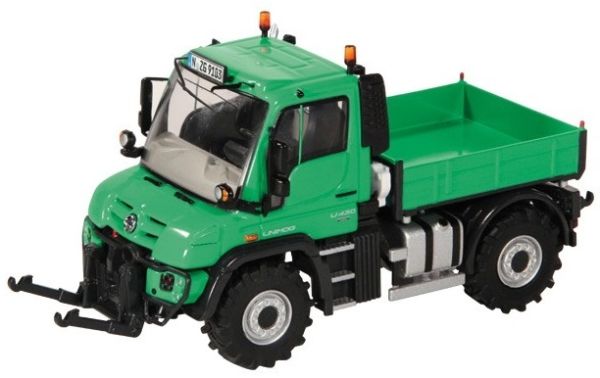 NZG9103 - MERCEDES BENZ Unimog U 430 verde versión agrícola - 1