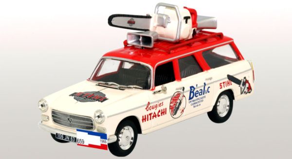 ODE014 - PEUGEOT 404 publicidad comercial BEAL STIHL HITACHI limitado a 500 ejemplares - 1