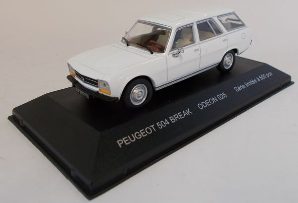 ODE025 - PEUGEOT 504 familiar familiar blanco limitado a 500 unidades - 1