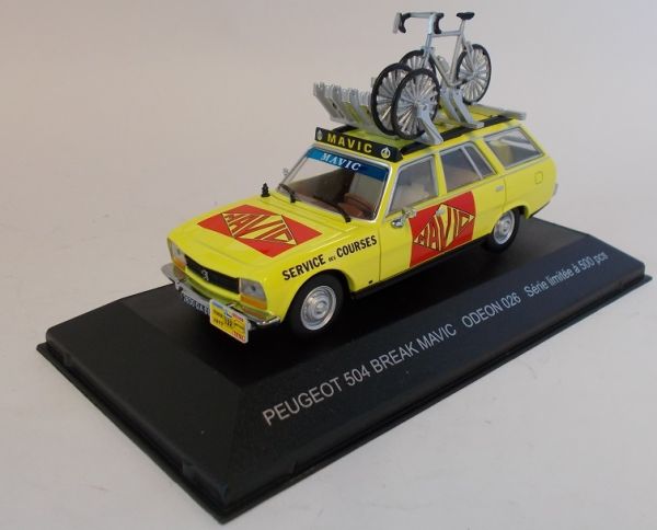 ODE026 - PEUGEOT 504 estate portabicicletas Mavic racing service Limitado a 500 ejemplares - 1