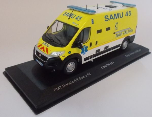 ODE034 - FIAT Ducato AR SAMU 45 SMUR d' Orléans limitado a 500 unidades - 1