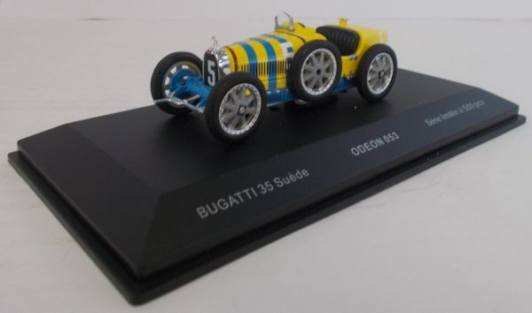 ODE053 - BUGATTI Type 35 Suecia #5 amarillo y azul limitada a 500 copias - 1