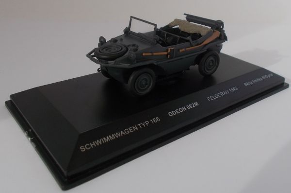 ODE062M - VOLKSWAGEN Schwimmwagen anfibio TYP 166 Feldgrau 1943 Ejército alemán limitada a 500 ejemplares - 1
