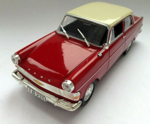 MAGLCOREKORDP2 - OPEL Rekord P2 2 2 puertas sedan 1961 rojo techo blanco vendido en blister - 1