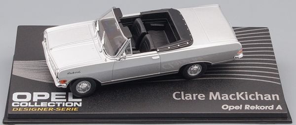 MAGOPE122 - OPEL Rekord Un descapotable abierto gris de la diseñadora Clare Mackichan - 1