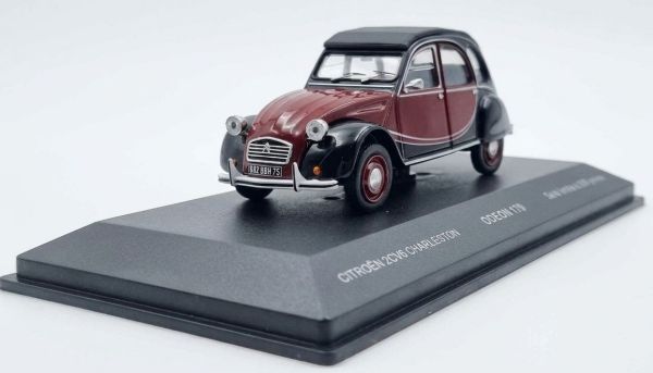 ODE179 - CITROËN 2CV Charleston 1981, negro y burdeos - 1