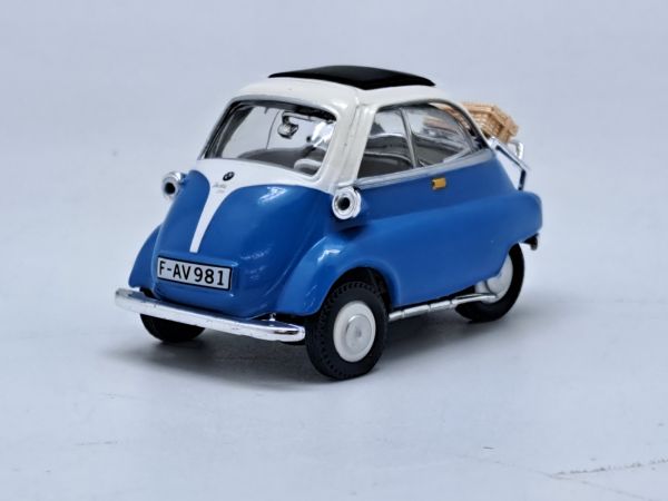 CAR12321 - BMW Isetta Azul y Blanco - 1