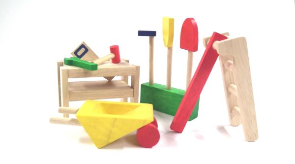 PLA9709 - Conjunto de jardinería de madera - 1