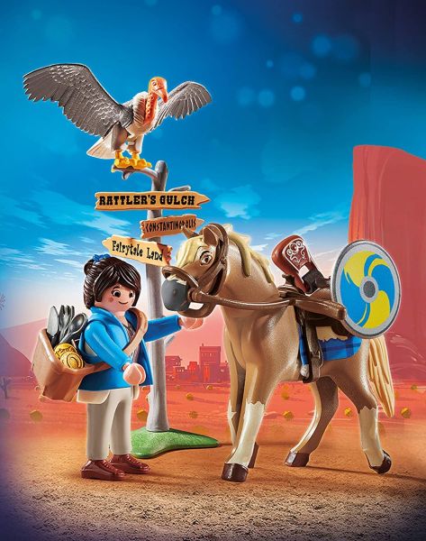 PLAY70072 - Playmobil La Película Marla con Caballo - 1