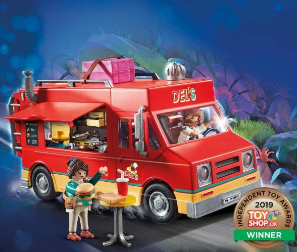 PLAY70075 - Playmobil El camión de comida de la película por Del - 1