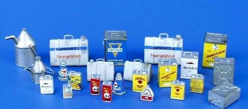 PLS106 - Varias latas de aceite en miniatura para pintar 25 piezas - 1