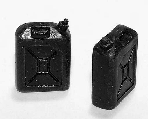PLSEL003 - 8 bidones de agua tipo israelí de 10 x 10 mm miniaturas para pintar para diorama - 1