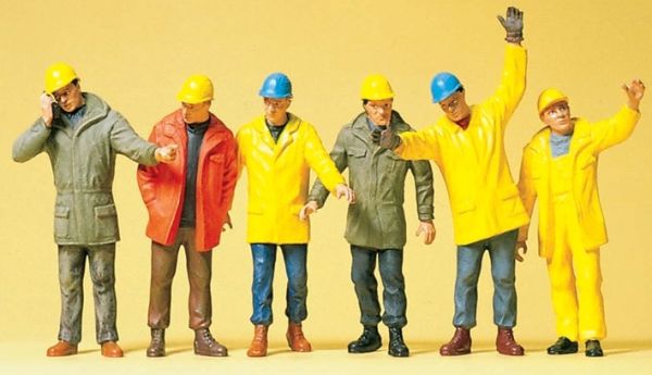 PREI68214 - Conjunto de 6 trabajadores industriales - 1
