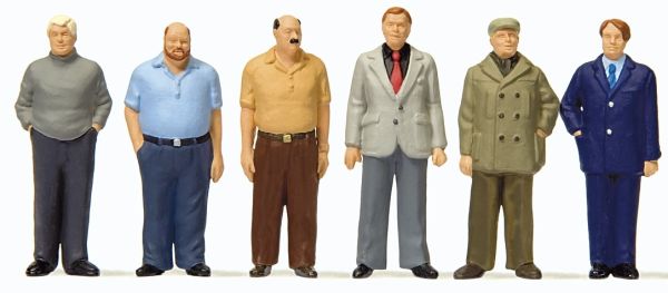 PREI68216 - Lote de 6 hombres vestidos de civil - 1