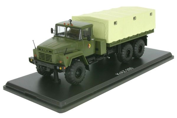 PRXPCL47042 - Capota de lona del ejército alemán KRAZ 260 D NVA PICK-UP - 1