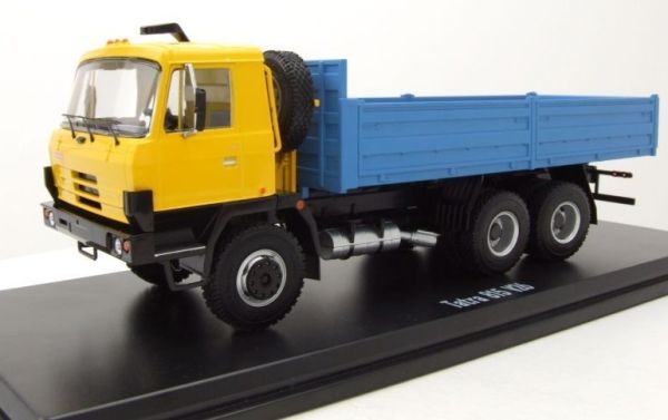PRXPCL47062 - TATRA 815 V 26 6x4 cabina amarilla plataforma azul - 1