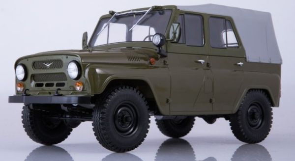 PRXPCL47088 - UAZ 469 militar 4x4 lona gris - 1
