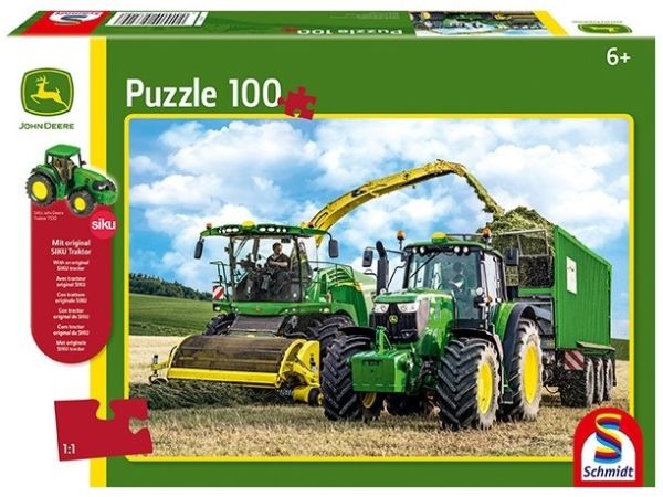 SCM56315 - Puzzle 100 piezas JOHN DEERE 6195M 36x24cm - 1