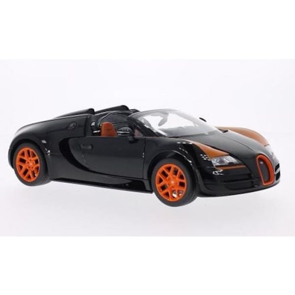 RAS43900NOIREORANGE - BUGATTI Veyron 16.4 Grand Sport Speed negro naranja - 1