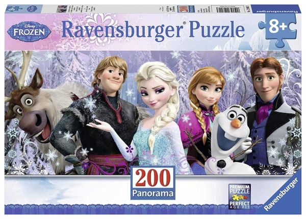 RAV128013 - Puzzle Panorámico - 200 piezas - La Reina de las Nieves - 1