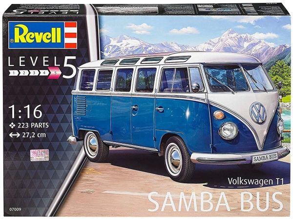 REV07009 - Maqueta de VOLKSWAGEN T1 Samba Bus para montar y pintar - 1