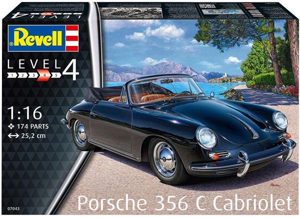 REV07043 - PORSCHE 356C modelo descapotable para montar y pintar - 1