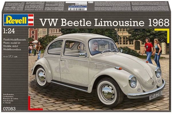 REV07083 - VOLKSWAGEN Escarabajo 1500 Limousine modelo 1968 para montar y pintar - 1