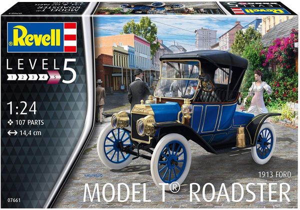 REV07661 - FORD Modelo T Roadster 1913 modelo para montar y pintar - 1