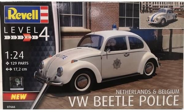 REV07666 - VOLKSWAGEN Beetle Modelo policial belga u holandés para montar y pintar - 1