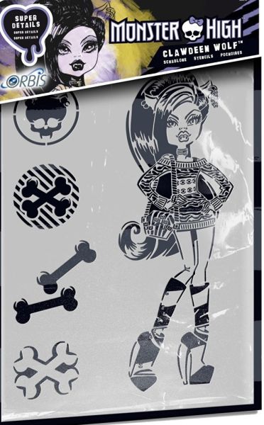 REV30219 - Plantilla MONSTER HIGH - Clawdeen Wolf - 1