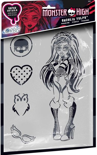 REV30221 - Plantilla MONSTER HIGH - Ghoula Yelps - 1