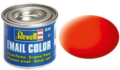 REV32125 - Pintura esmalte naranja neón mate 14ml - 1