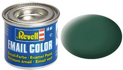 REV32139 - Pintura esmalte verde oscuro mate 14ml - 1
