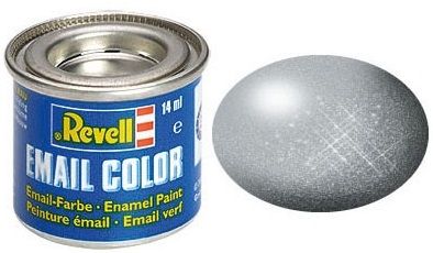 REV32190 - Pintura esmalte plata metalizada 14ml - 1