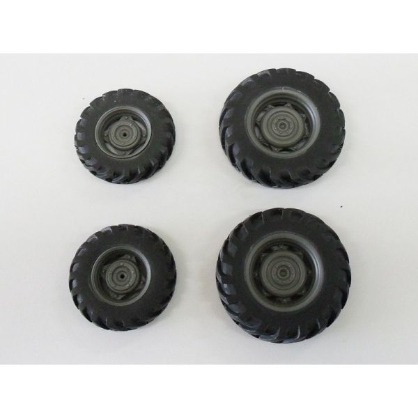 ART04239 - 4 ruedas tractoras - Delanteras 38mm - Traseras 49mm - 1