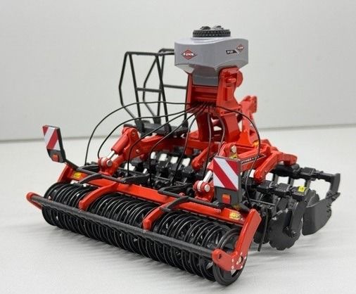 REP414 - Cultivador de rastrojos KUHN Optimer 303 con tolva gris SH201 - 1