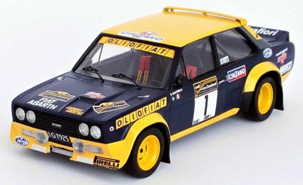TRORRNZ12 - FIAT 131 Abarth #1 1º en el rally de Nueva Zelanda 1977 F.BACCHELLI / F.ROSSETTI - Limitado a 150 ex. - 1