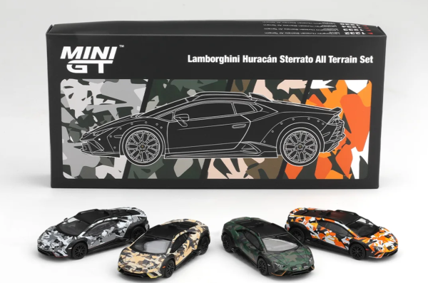MGTS0026 - Set de 4 modelos LAMBORGHINI Huracán Steratto todoterreno 2025 - 1