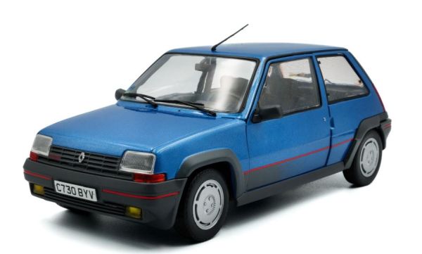 SOL1810004 - RENAULT 5 GT Turbo MK1 Azul Alpino 1985 - 1
