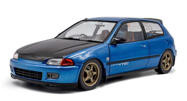 SOL1810406 - HONDA Civic EG6 Azul Cobalto Perlado 1991 - Solido Works - 1
