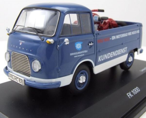 SCH2877 - FORD FK1000 NSU Service carrier con una motocicleta NSU Max limitada a 1000 unidades - 1