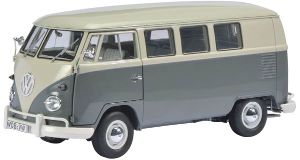 SCH375 - Minibús VOLKSWAGEN T1 gris y blanco - 1