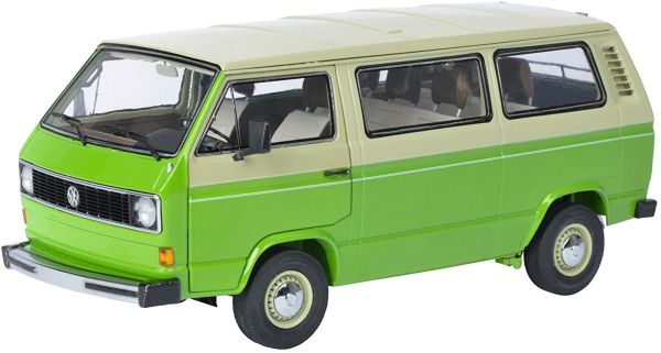 SCH380 - VOLKSWAGEN T3 autobús verde y crema - 1