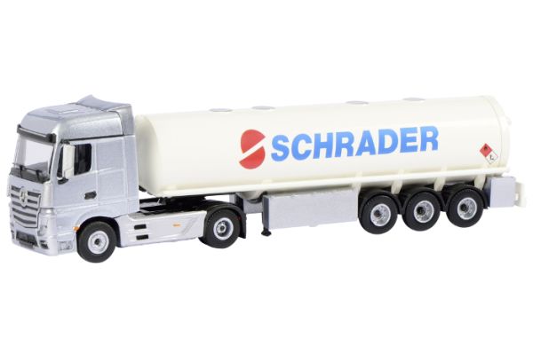 SCH22070 - MERCEDES BENZ Actros 4x2 con semi-tanque SCHRADER 3 ejes - 1
