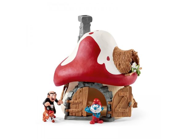 SHL20803 - Casita de los PITUFOS con 2 figuras - 1