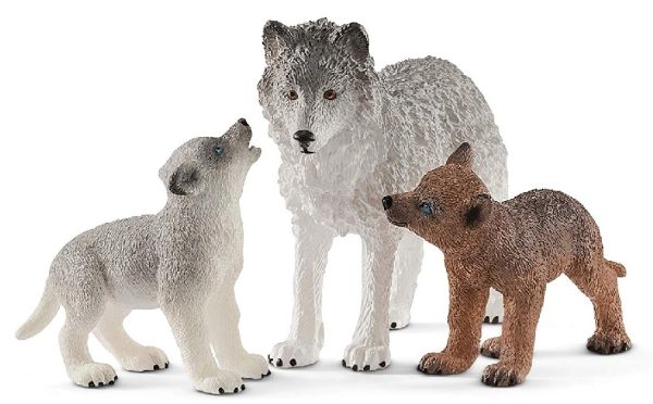 SHL42472 - Mamá lobo con cachorros - 1