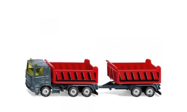 SIK1685 - SCANIA 6x4 volquete con remolque - 1