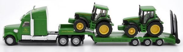 SIK1837 - Camión 6x4 con remolque de carga baja con JOHN DEERE 6920 y 6820 Ech:1/87 - 1