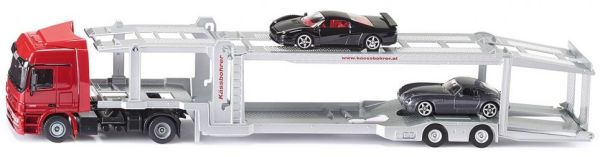 SIK3934 - MERCEDES BENZ Actros 4x2 con semi-coche portador y dos coches - 1